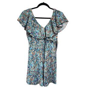 Fit 4 UR thighs Swimsuit One Piece Multicolor 12 NWT